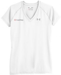 Women's Under Armour V-Neck Shirt, White